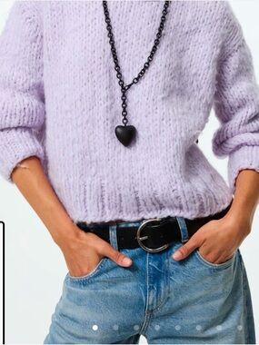 Roxanne Assoulin Black Heart Pendant Necklace